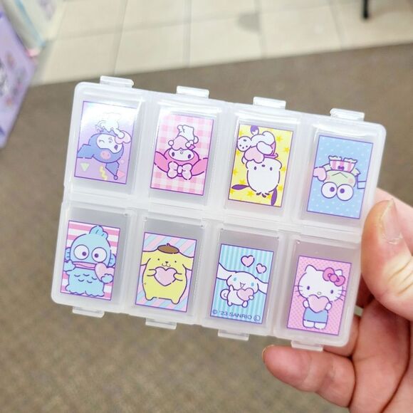 Brand New Japan Sanrio Hello Kitty & Characters 8 Slots Pills Case - Picture 2 of 12